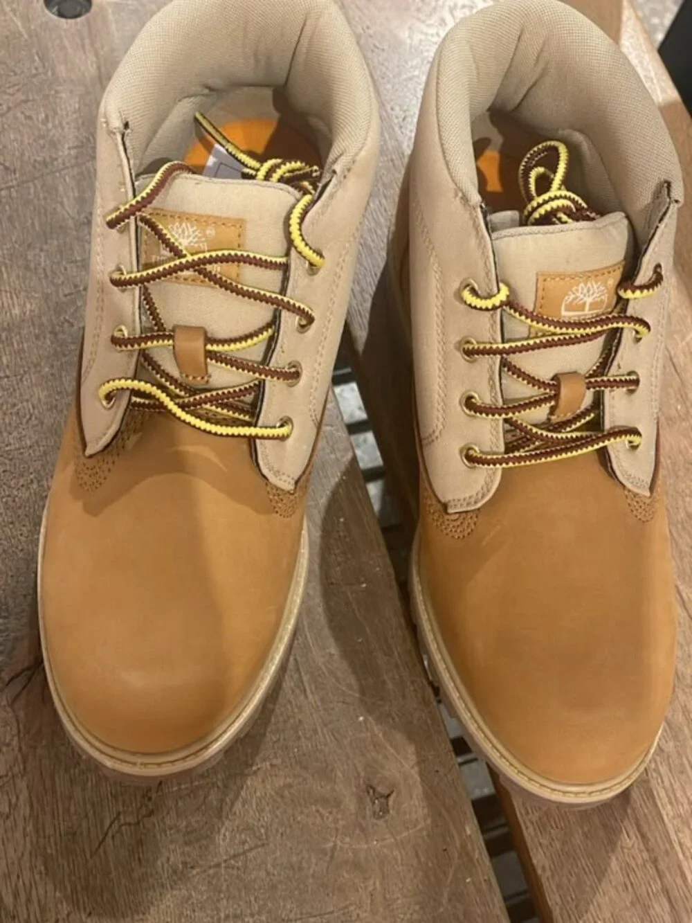 Timberland Men's Heritage Mid Lc Waterproof Ch Wheat Nubuck Natur Boot A431H-AES